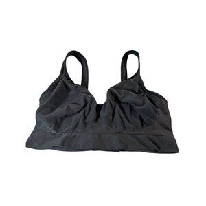 Body Corp Womens Bra Sports Back Hook Black Size XL